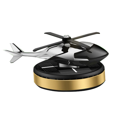 Solar Helicopter Propeller Rotating Car Diffuser and Air Freshener