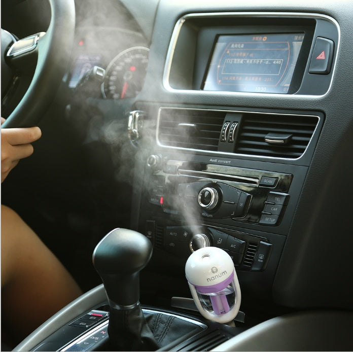 Car Humidifier Air Purifier Freshener and Essential Oil Diffuser