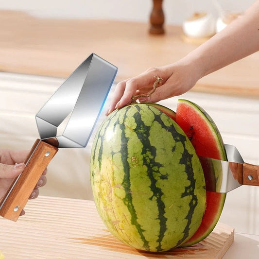 Triangle Cutting Knife Watermelon Fruit Splitter - 430 Stainless Steel