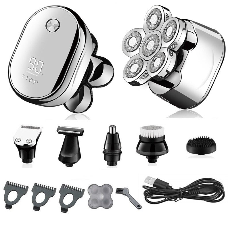 6 In 1 Rechargeable Electric Shaver Kit