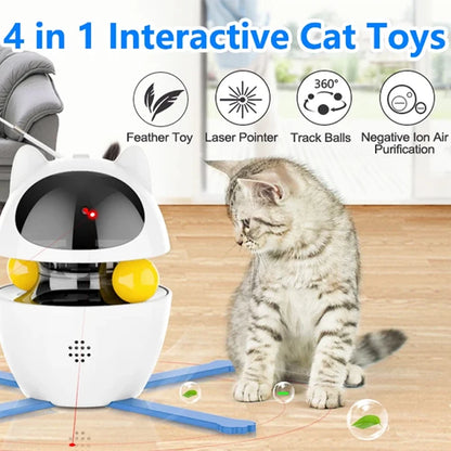 4-In-1 USB Rechargeable Cat Toy