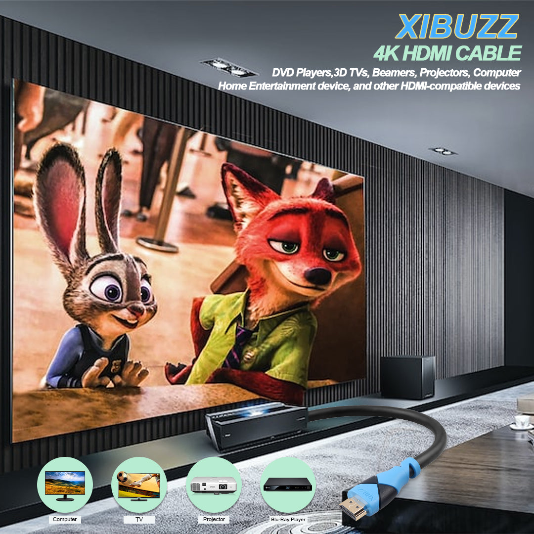 XIBUZZ™ 50ft HDMI 2.1 Cord 4K@120Hz