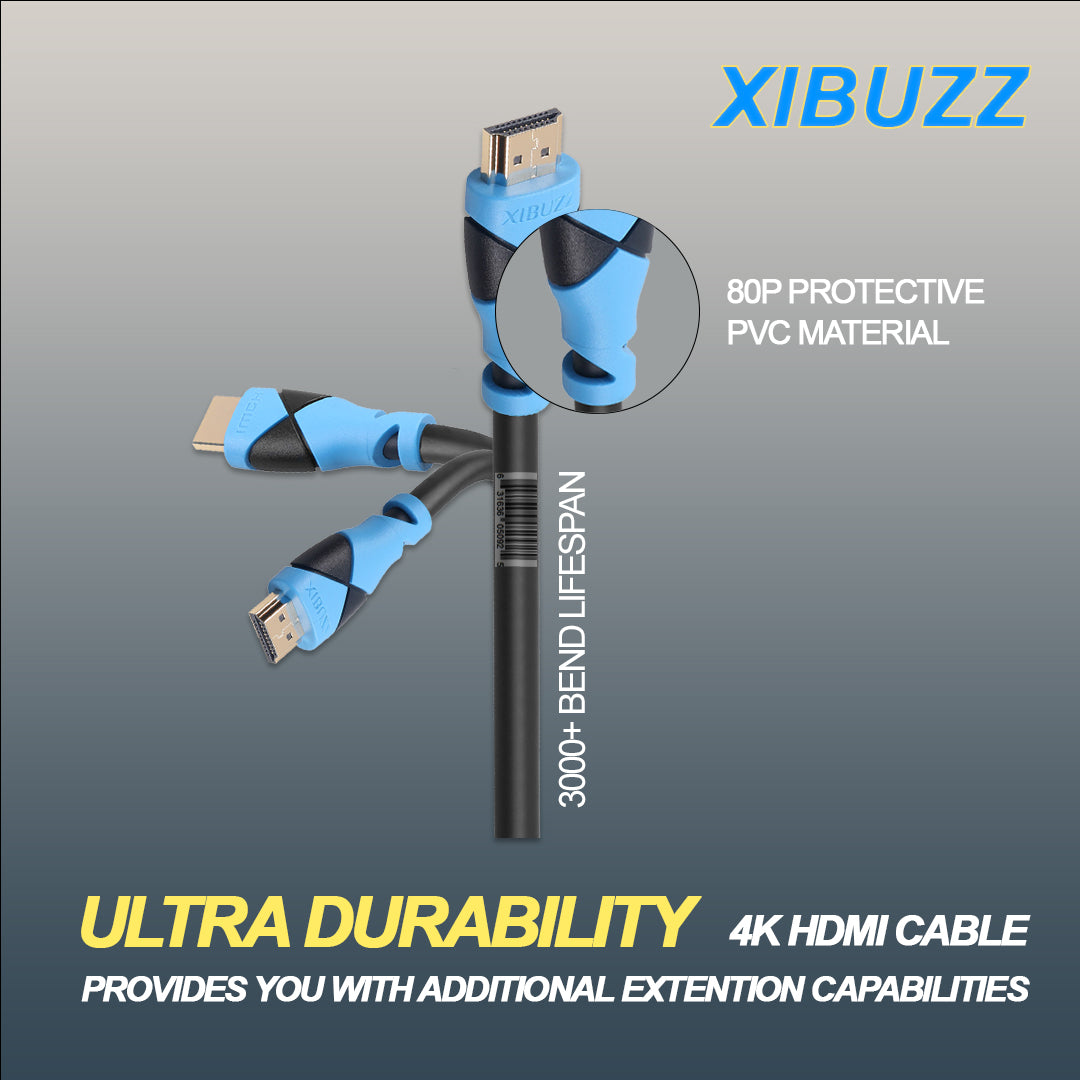 XIBUZZ™ 50ft HDMI 2.1 Cord 4K@120Hz