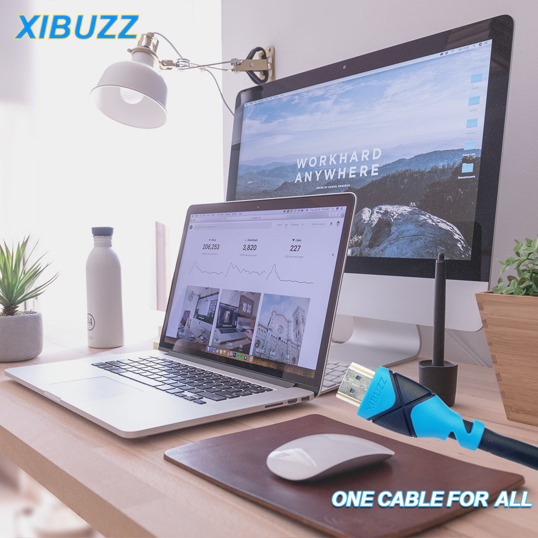 XIBUZZ™ 50ft HDMI 2.1 Cord 4K@120Hz