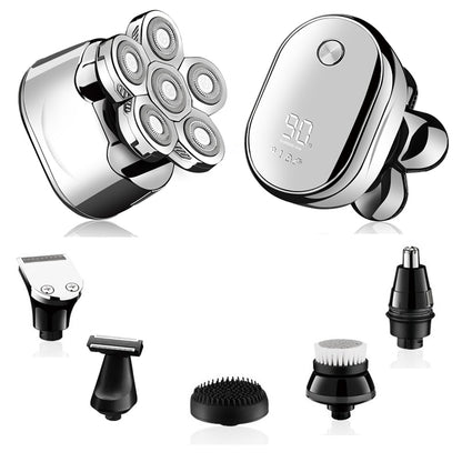 6 In 1 Rechargeable Electric Shaver Kit