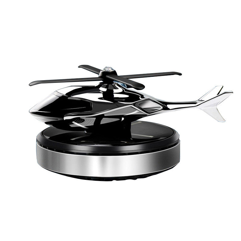 Solar Helicopter Propeller Rotating Car Diffuser and Air Freshener