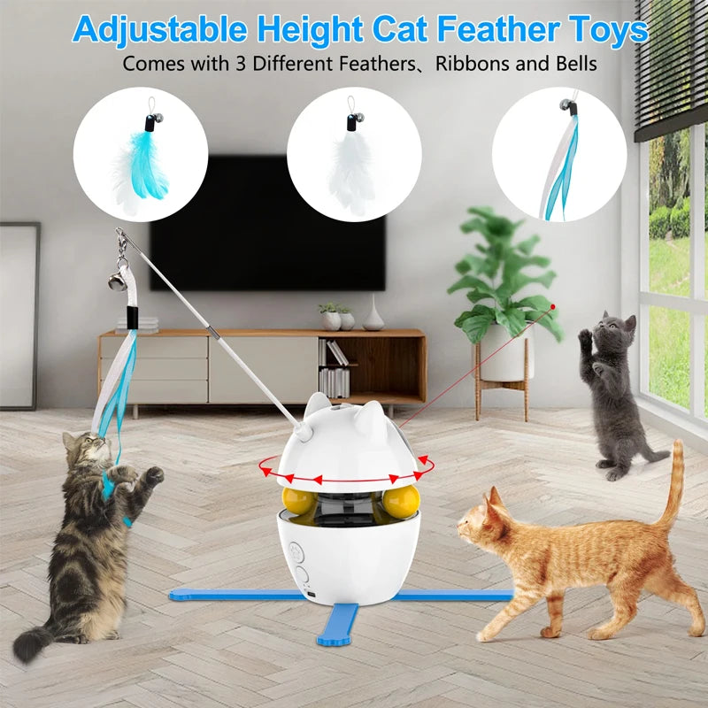 4-In-1 USB Rechargeable Cat Toy