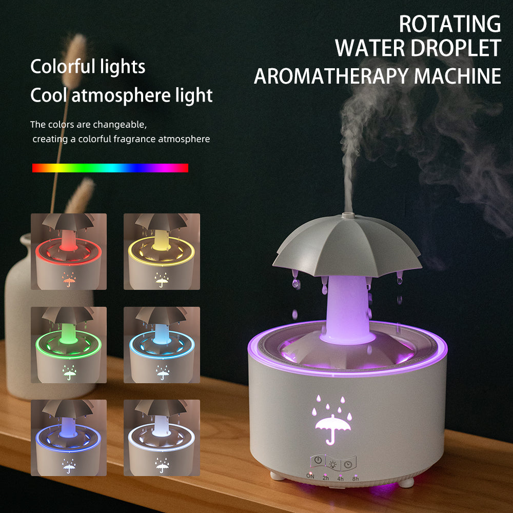 Rotating Umbrella Water Droplet Humidifier