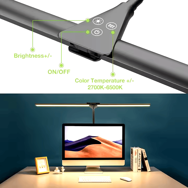 XIBUZZ™ Double Head Desk Lamp