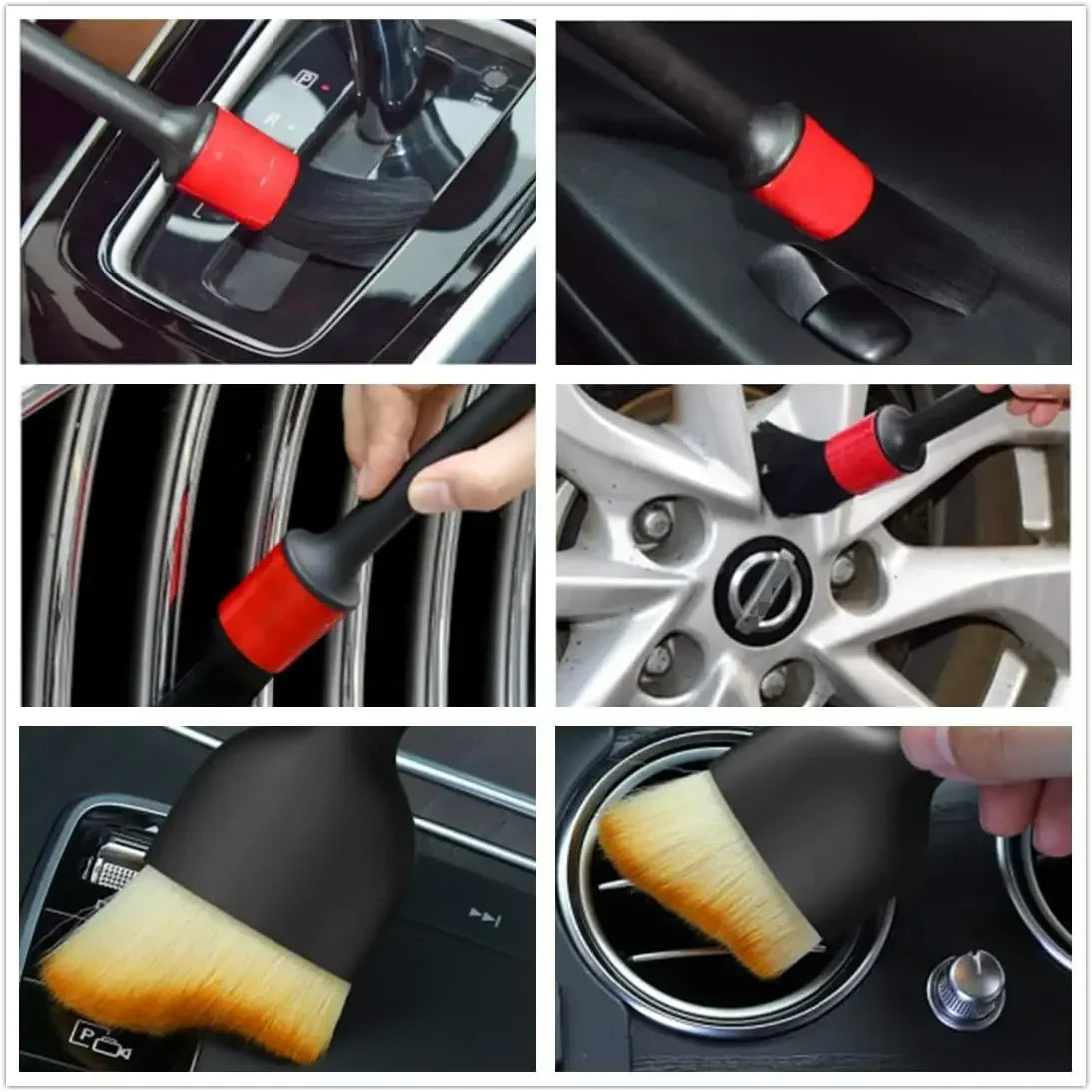 FlexiGear™ Car Detailing Brush Set