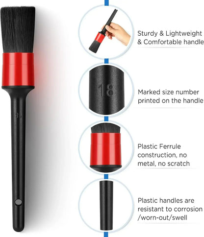 FlexiGear™ Car Detailing Brush Set