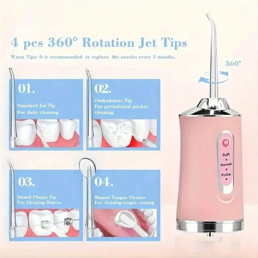 FlexiGear™ Portable Water Dental Oral Irrigator