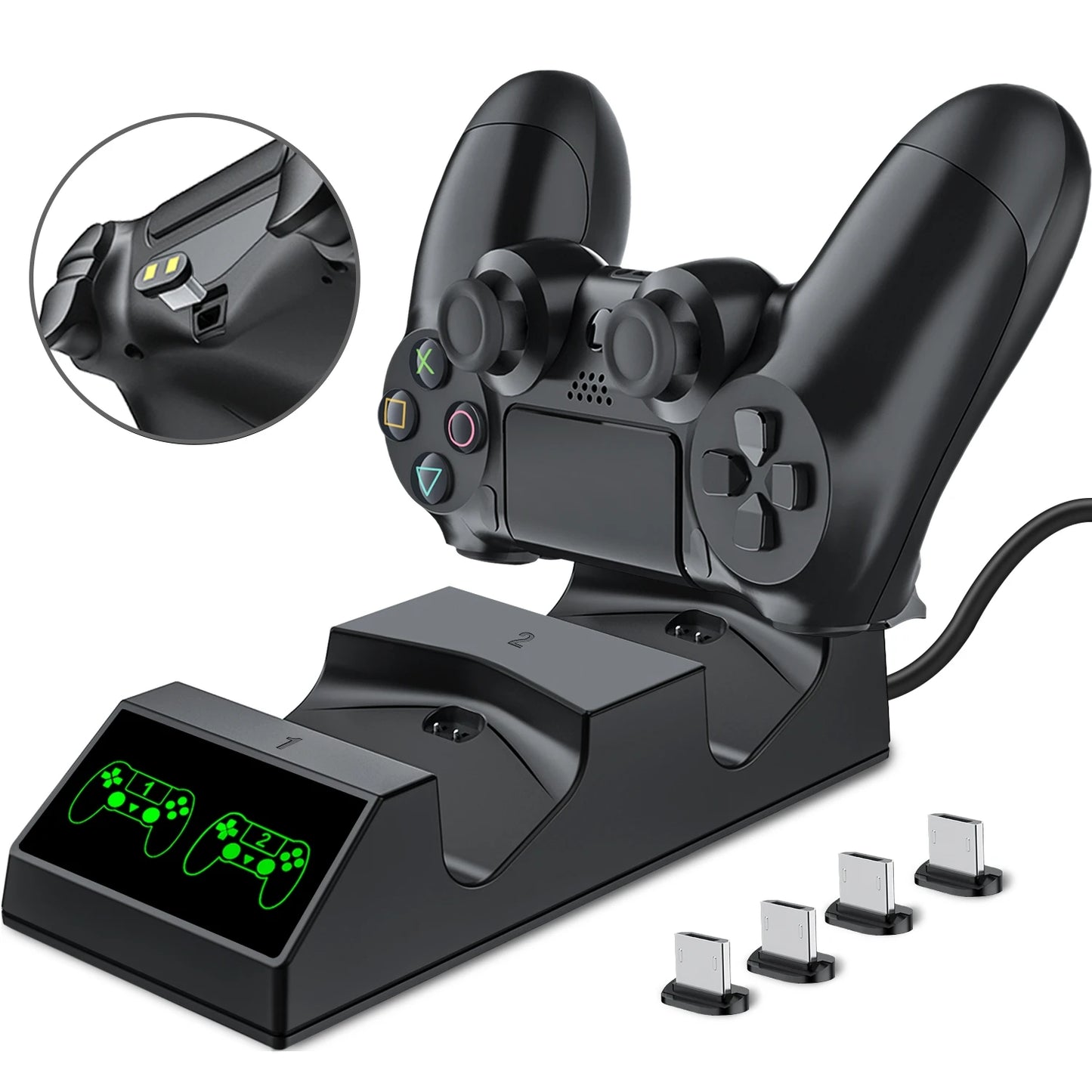 XIBUZZ™ Dual Controller Fast Charging For PS4