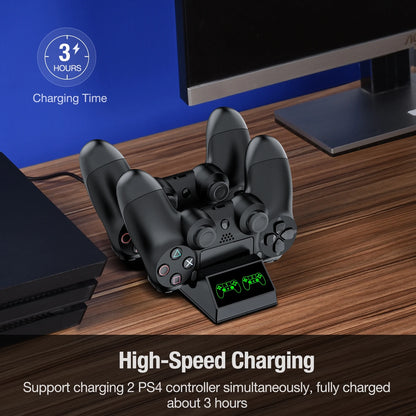 XIBUZZ™ Dual Controller Fast Charging For PS4