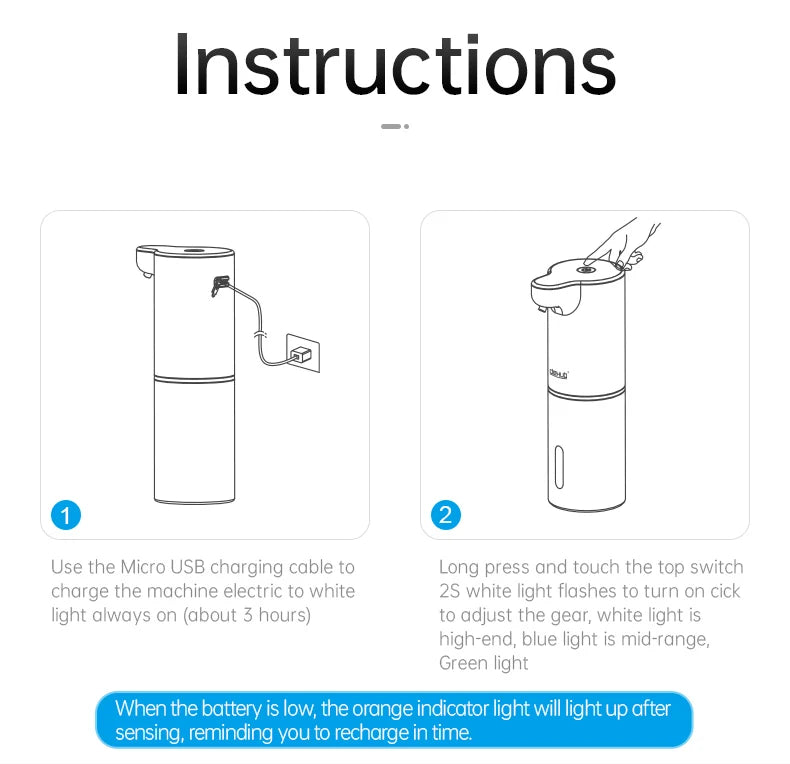 FlexGear™ Bathroom Automatic Foam Soap Dispensers