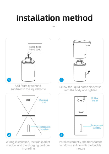 FlexGear™ Bathroom Automatic Foam Soap Dispensers