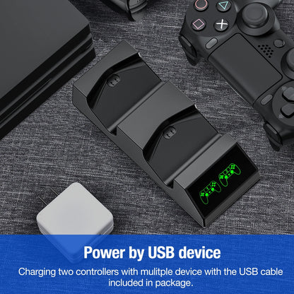 XIBUZZ™ Dual Controller Fast Charging For PS4