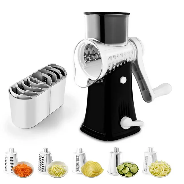 LUXIGEAR™ 5 Blade Rotary Cheese Grater