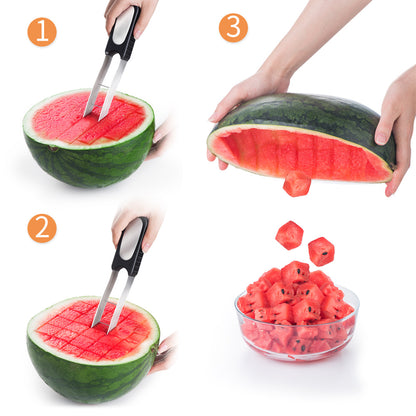 Watermelon Cut 304 Stainless Steel Multi-functional Fruit Splitter Kitchen Gadgets