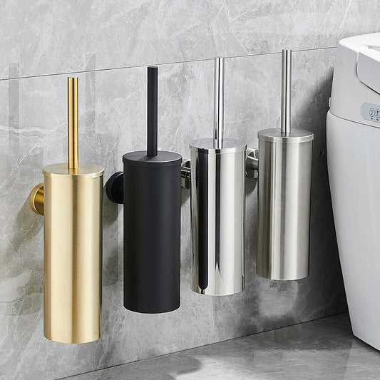 FlexiGear™ Stainless Steel Bathroom Toilet Brush Holder