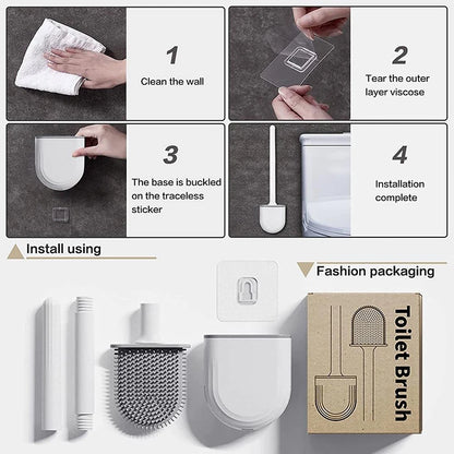 FlexiGear™ Bathroom Toilet Brush Holder