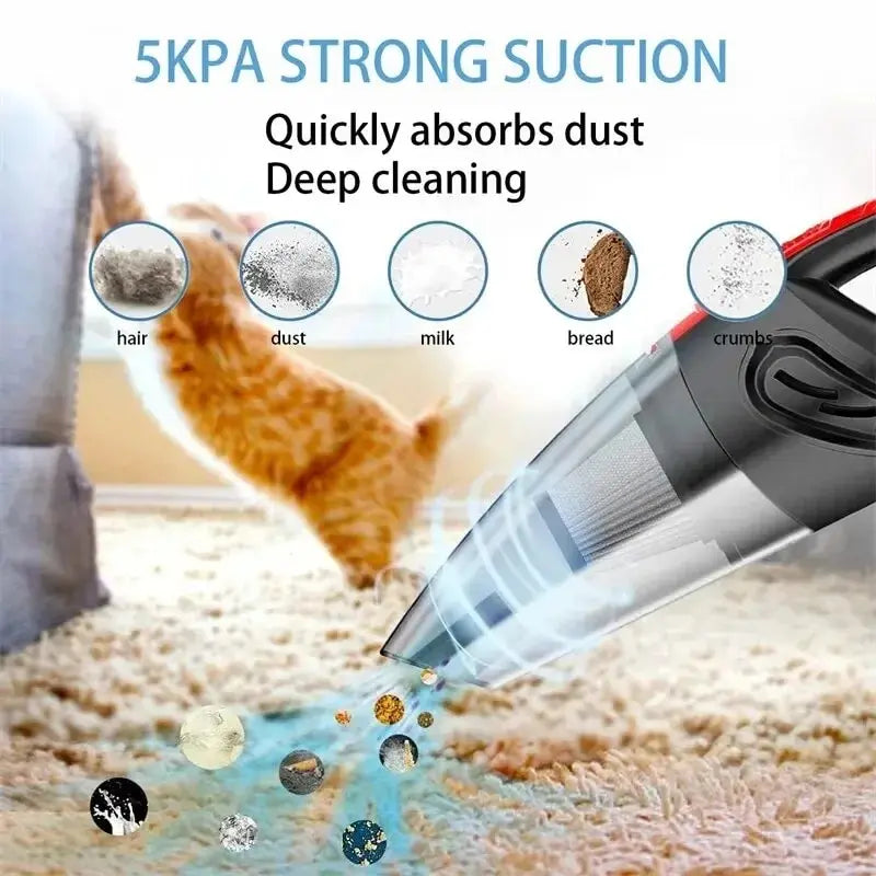 Portable Car Wireless Vacuum Cleaner