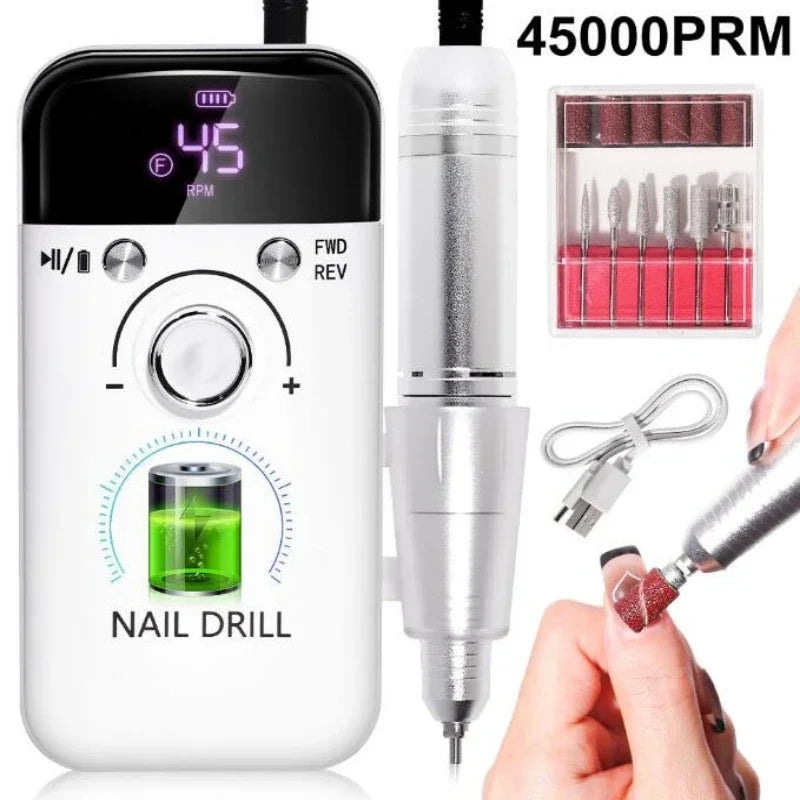 FlexGear™ Portable Nail Drill Machine