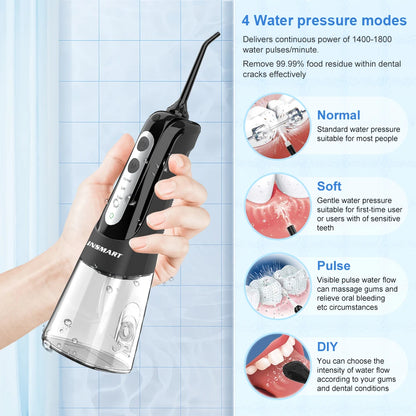 Nucomfy™ Oral Irrigator 300ML | Powerful Water Flosser for Deep Clean