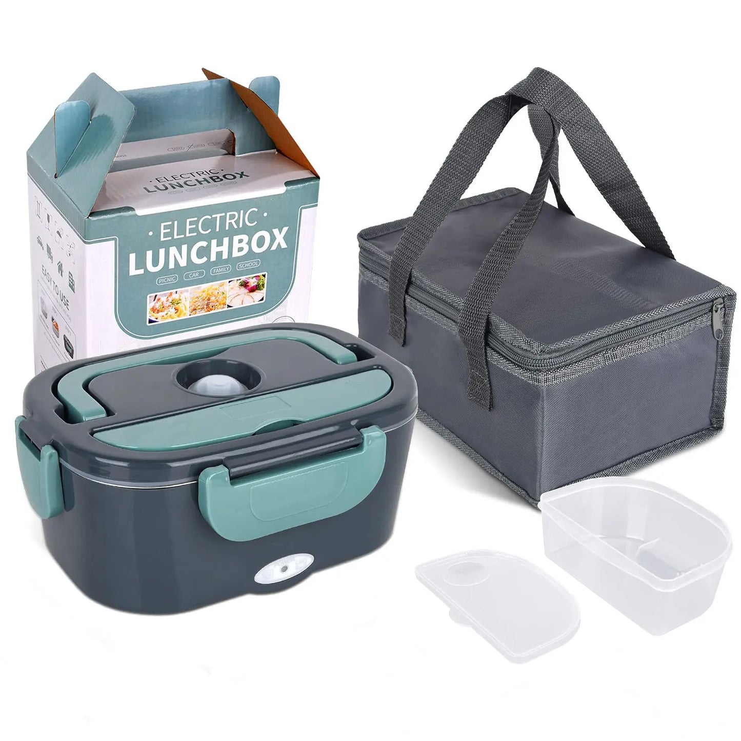 FlexiGear™ Portable Electric Lunch Box 1.2L 1.8L