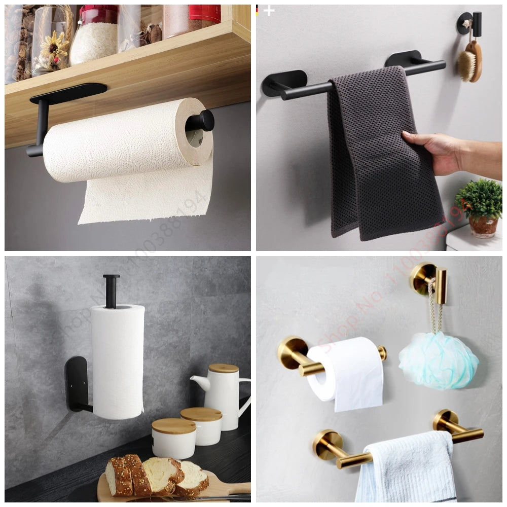 FlexGear™ Adhesive Toilet Roll Paper Holder