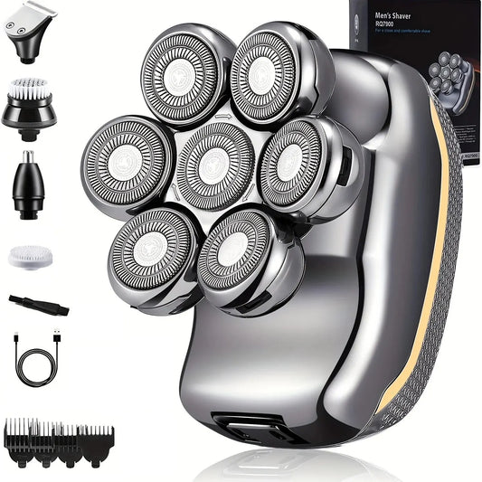 FlexiGear™ Men's Rechargeable Cordless Shaver  6 In 1