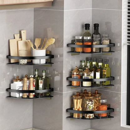 FlexGear™ No Drill Bathroom  Shower Corner Caddy