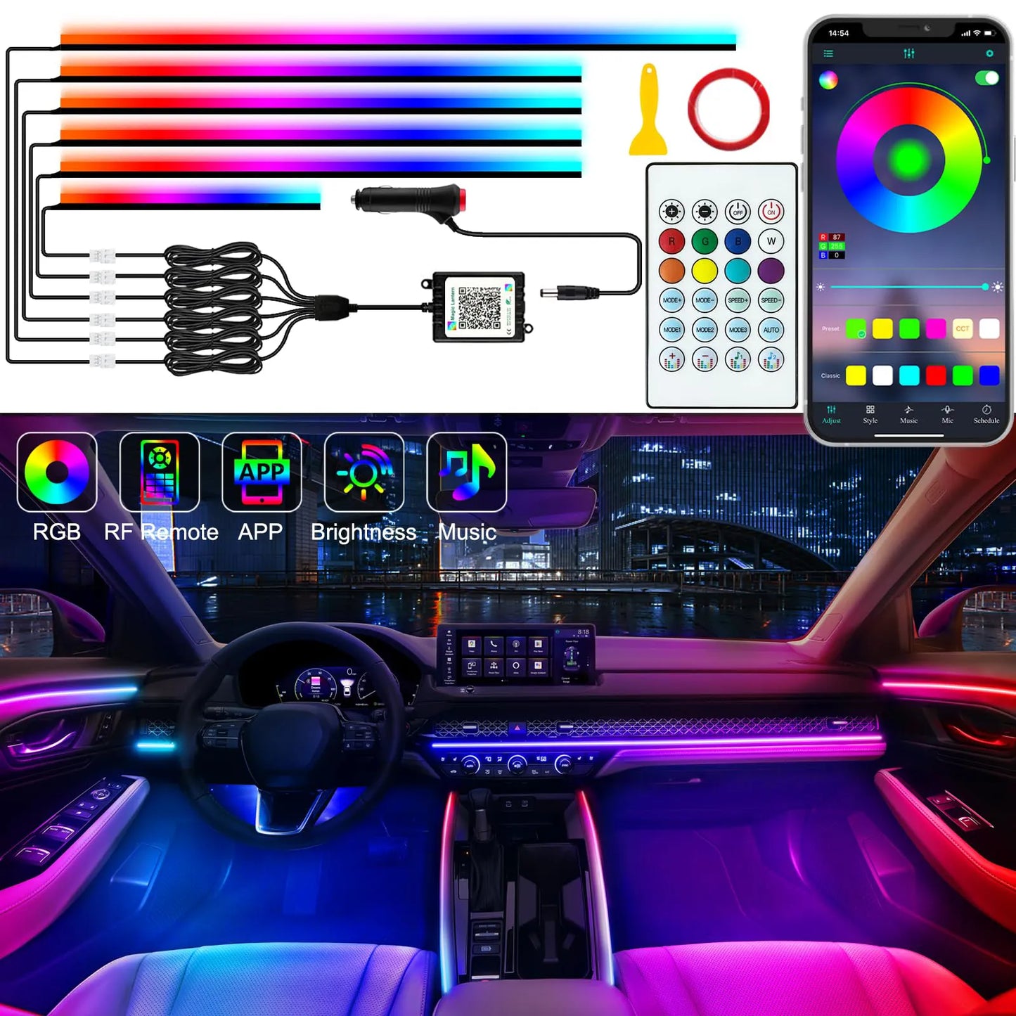 XIBUZZ™ Car Ambient Lights