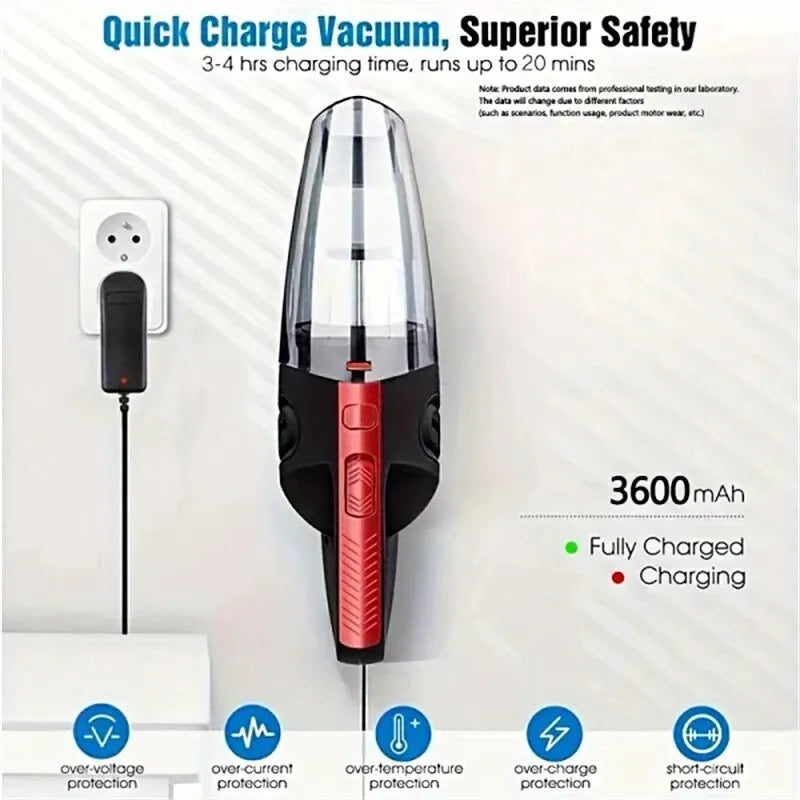 Portable Car Wireless Vacuum Cleaner