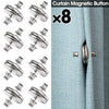 4/8Pairs FlexiGear™ Curtain Magnetic Button