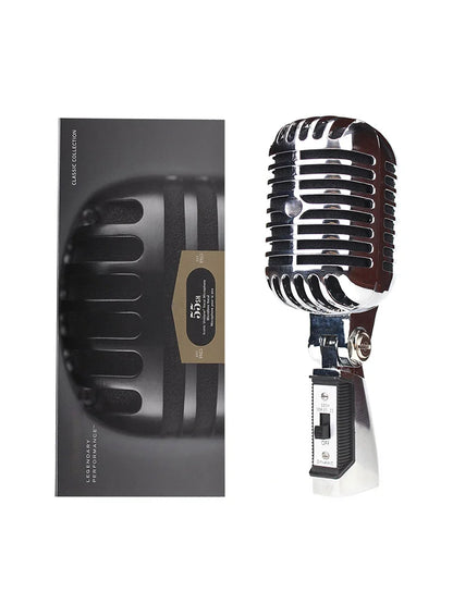 XIBUZZ Metal Vintage Vocal Wired Microphone