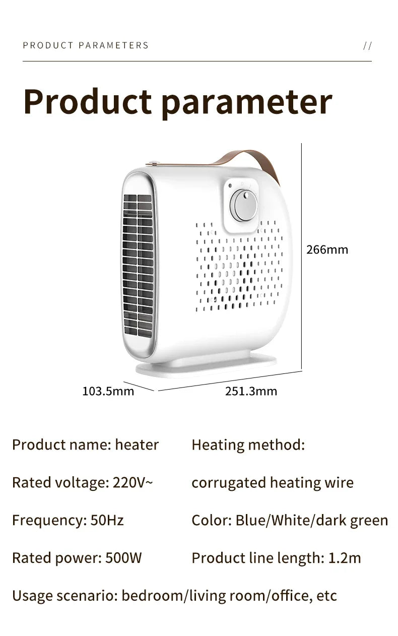 FlexGear™ 1500W  Portable Electric Heater