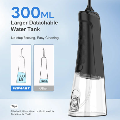 Nucomfy™ Oral Irrigator 300ML | Powerful Water Flosser for Deep Clean