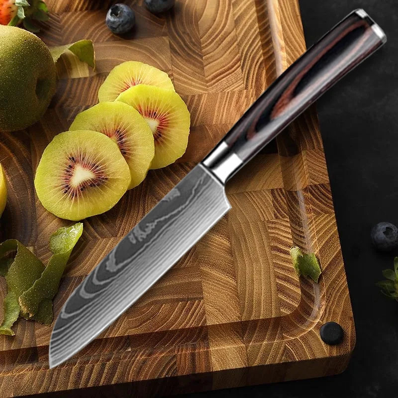 FlexiGear™  Stainless Steel Kitchen Knives Set