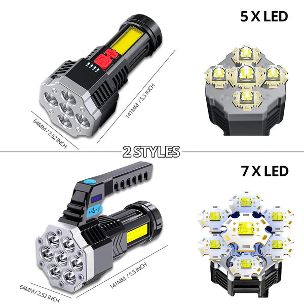 FlexiGear™ High Power Rechargeable Led Flashlight