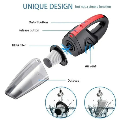 Portable Car Wireless Vacuum Cleaner