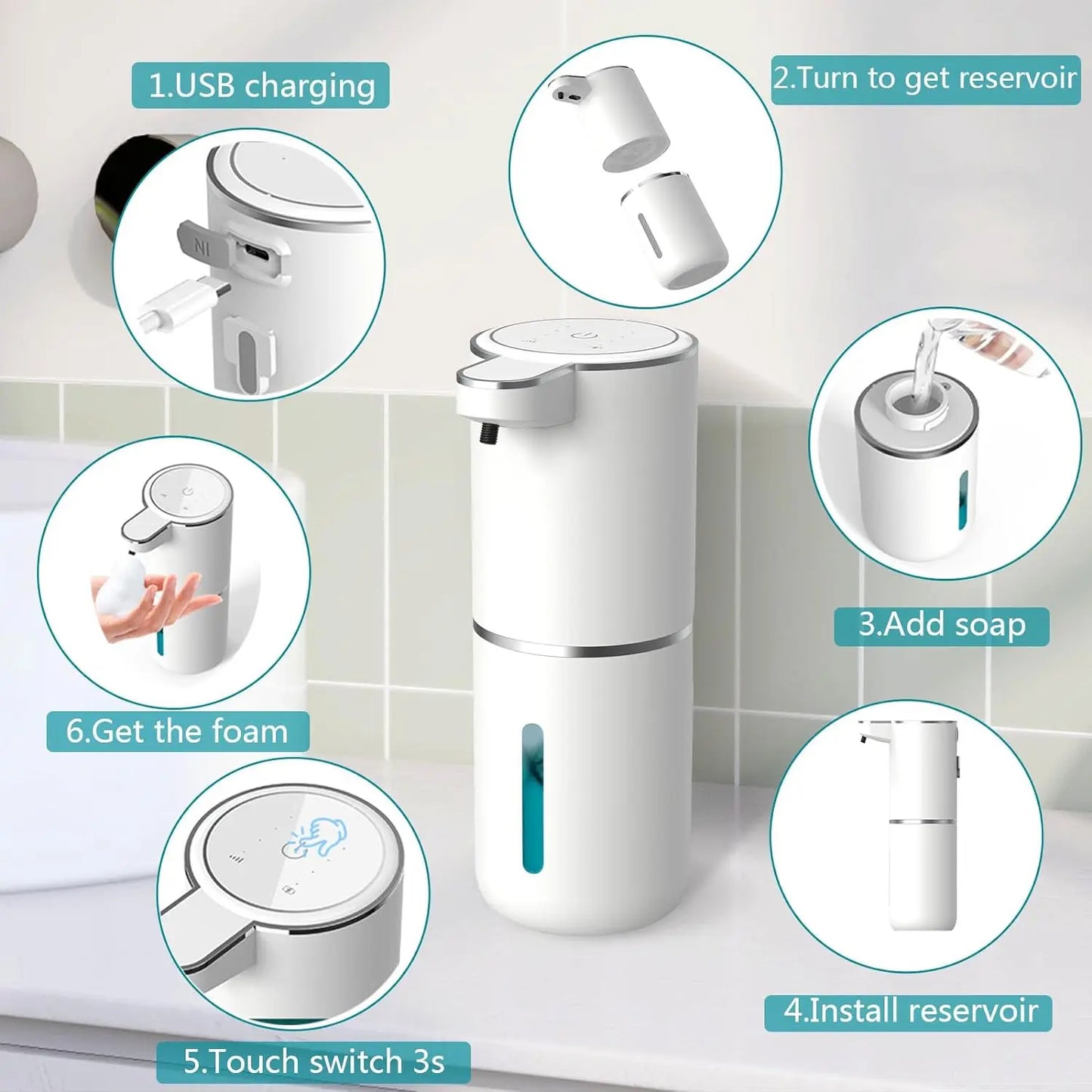 FlexiGear™ Touchless Automatic Soap Dispenser