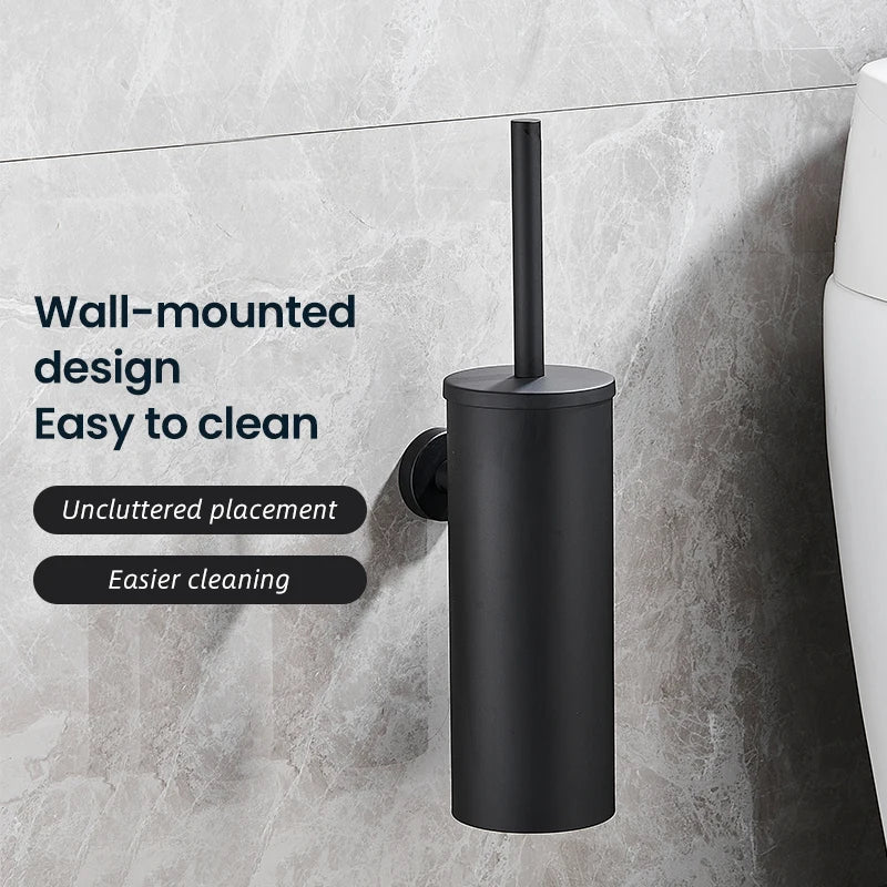 FlexiGear™ Stainless Steel Bathroom Toilet Brush Holder