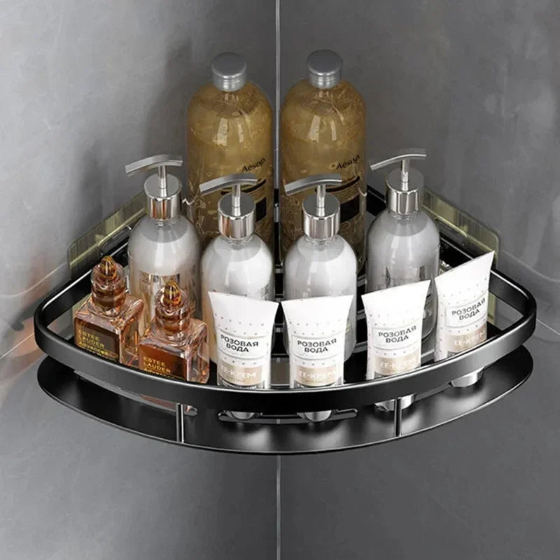 FlexGear™ No Drill Bathroom  Shower Corner Caddy