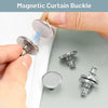 4/8Pairs FlexiGear™ Curtain Magnetic Button