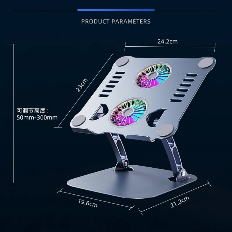 XIBUZZ™ Laptop Stand with Computer Cooling Fan