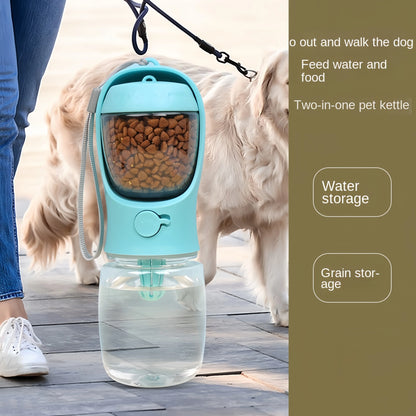 PetJiggle™ Pet Water Bottle and Feeder Bowl