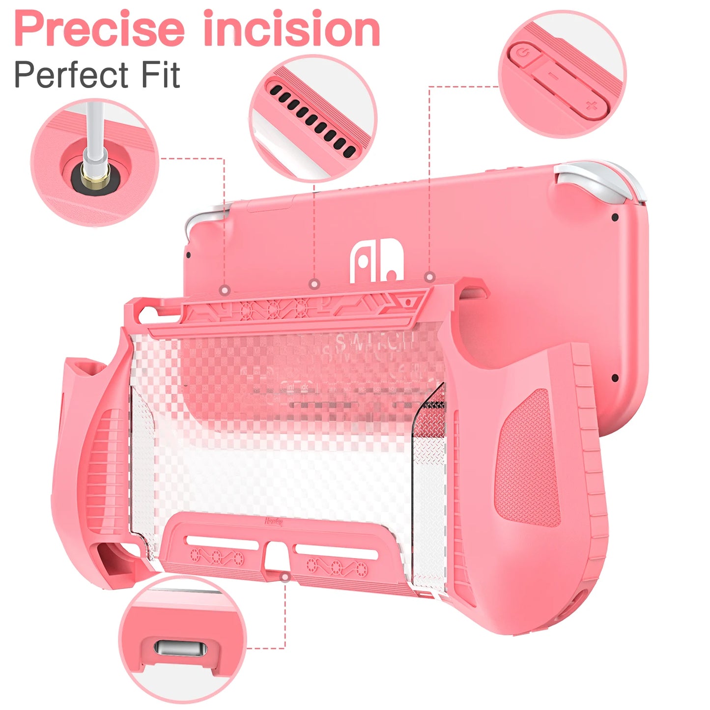 TPU Protective  Case Compatible with Nintendo Switch Lite - Protective Case for Switch Lite with Anti-Scratch/Anti-Dust