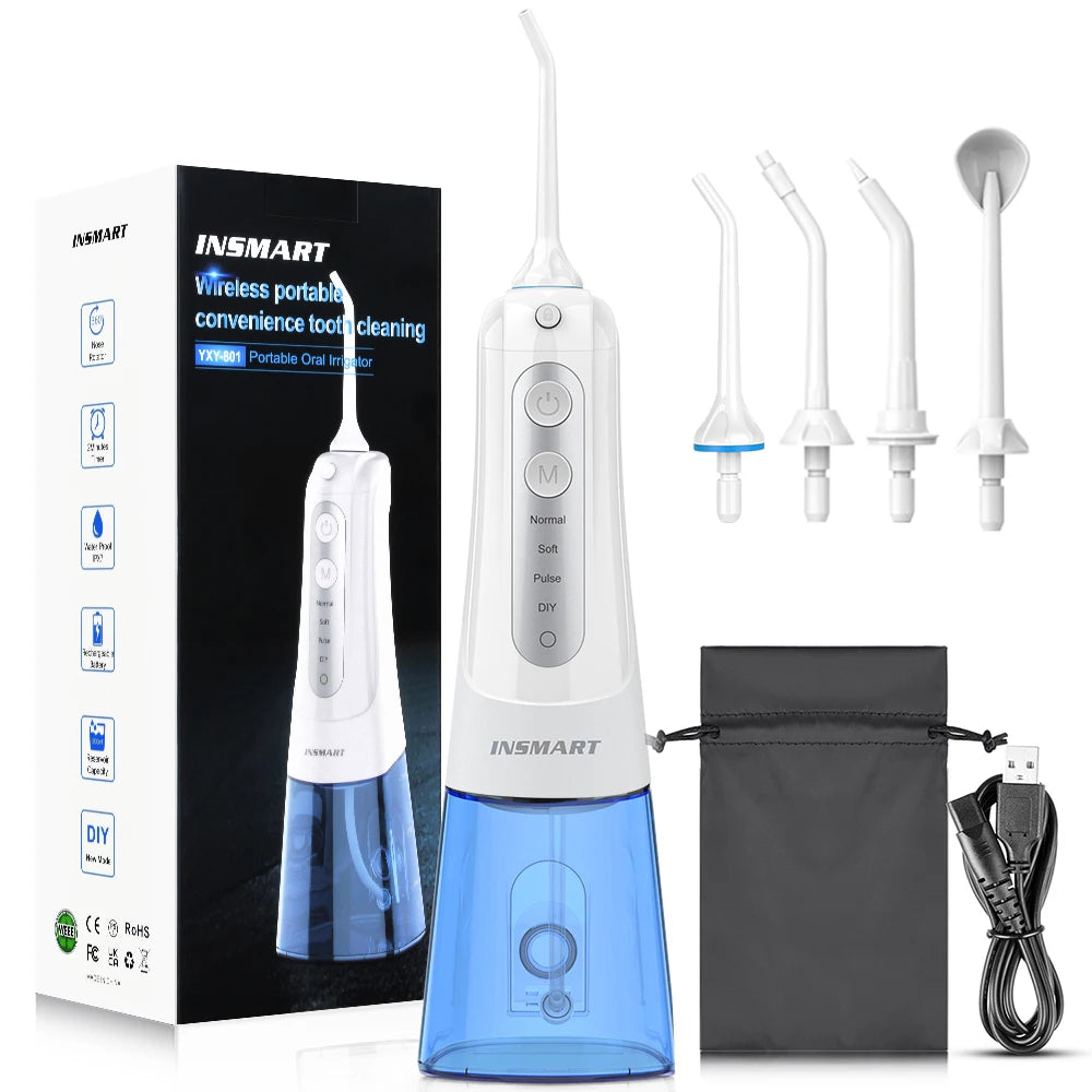 Nucomfy™ Oral Irrigator 300ML | Powerful Water Flosser for Deep Clean