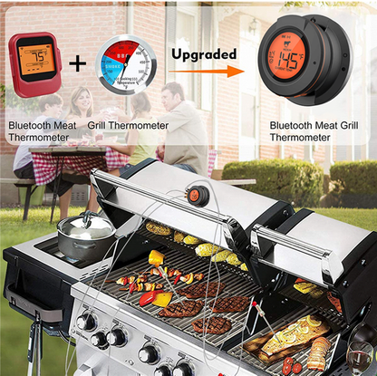 Thermomètre de cuisson numérique Wifi Smart BBQ pour griller de la viande et du steak.